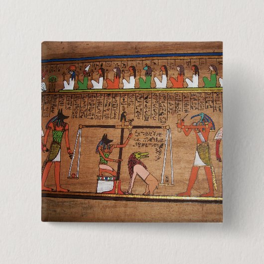 Button Egypte-Hieroglyphs (Voorkant)