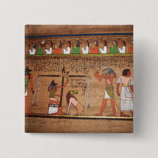 Button Egypte-Hieroglyphs (Voorkant)