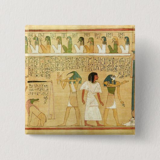 Button Egypte-Hieroglyphs (Voorkant)