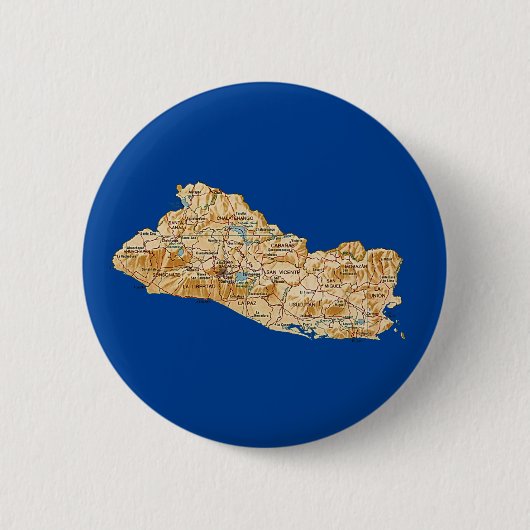 Button El Salvador Map (Voorkant)