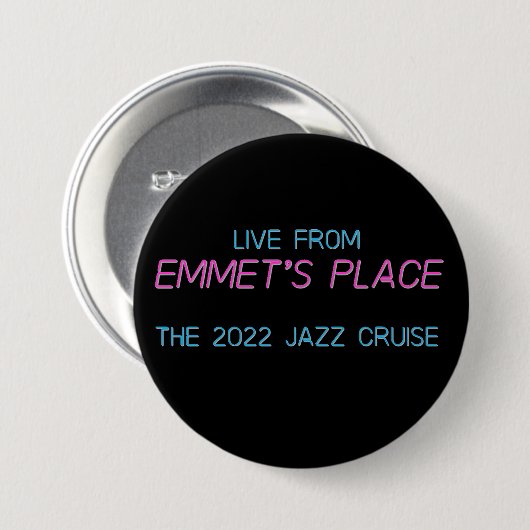 Button - Emmet Cohen Trio 2022 Jazz Cruise (Voorkant /achterkant)