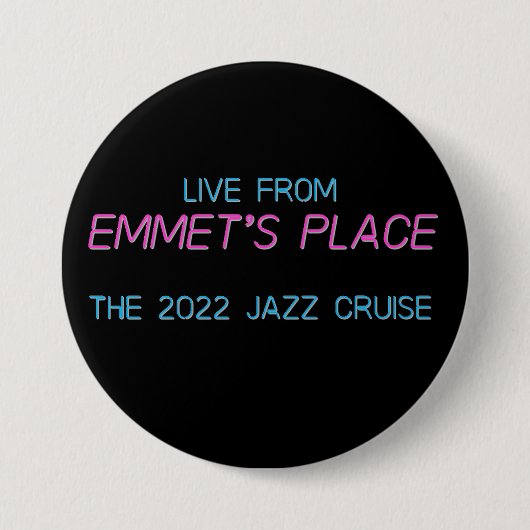 Button - Emmet Cohen Trio 2022 Jazz Cruise (Voorkant)