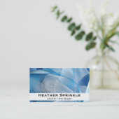 Button en lint visitekaartje (Staand voorkant)