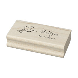 Button- en threadkunststempel rubberstempel