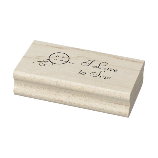 Button- en threadkunststempel rubberstempel (Stempel)