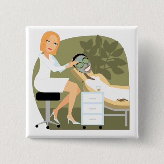 Button Esthetician (Voorkant)