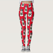 Button Eyed Snowman Leggings (Voorkant)