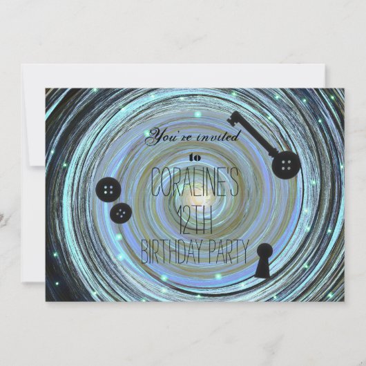 Button Eyes & Skeleton Sleutel Andere Wereldpartij Kaart (Voorkant)