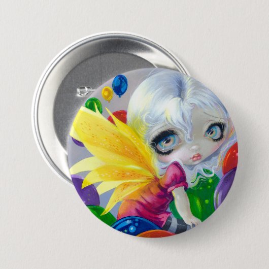 Button "Fairy Balloons" (Voorkant /achterkant)