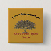 Button - Familienaam en naam van de anker (Voorkant)