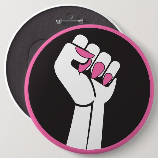 Button Feministische agenda (Voorkant /achterkant)