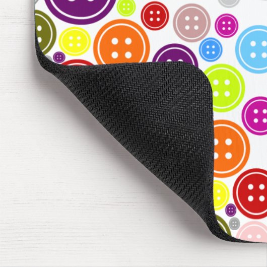 Button Fever. Muismat (Hoek)