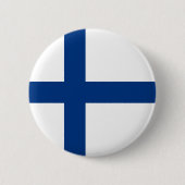 Button Finse vlag (Finland) (Voorkant)