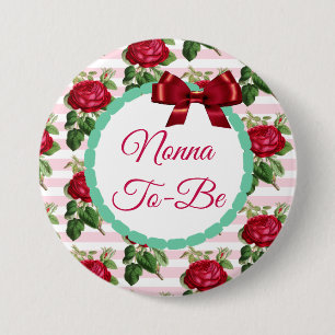 Button Floral Chic Rozen