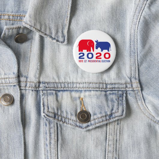 Button for 2020 US presidential election (In situ)