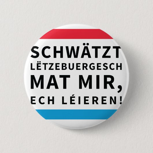 Button for People who Learn Luxembourgish (Voorkant)