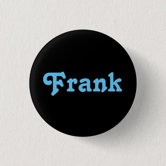 Button Frank (Voorkant)