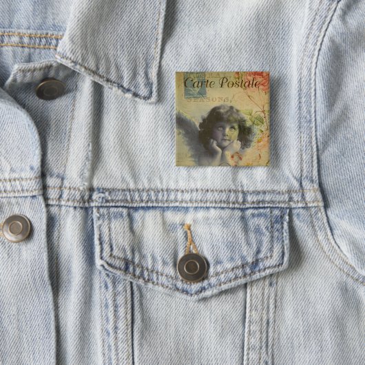 Button Frans Briefkaart (In situ)