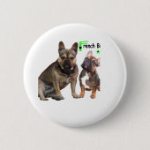 Button Französische Bulldogge (Voorkant)