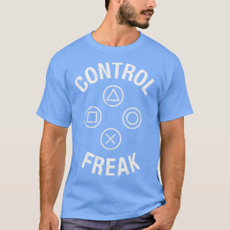 Button Freak-videospelconsole beheren T-shirt