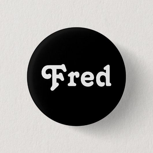 Button Fred (Voorkant)