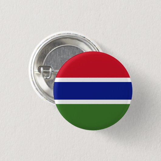 Button Gambiaanse vlag (Voorkant /achterkant)