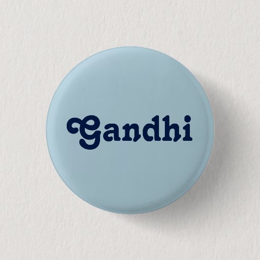 Button Gandhi (Voorkant)