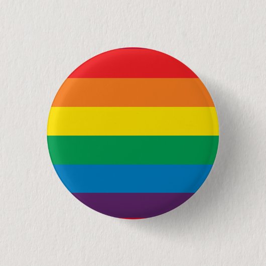 Button Gay Pride Rainbow (Voorkant)