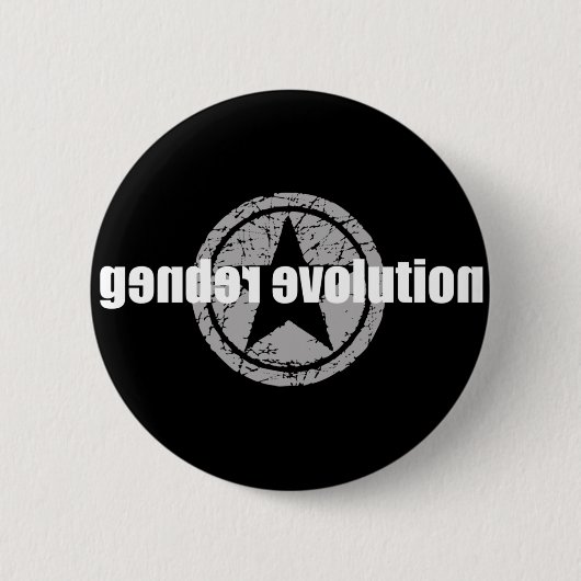 Button Genderevolutie zwart (Voorkant)