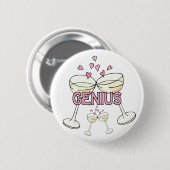 Button: Geniaal Ronde Button 5,7 Cm (Voorkant /achterkant)