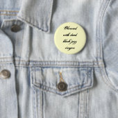 Button "Geobsedeerd door dode zwarte Jazz Singers" (In situ)