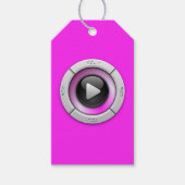 Button Gift-Labels afspelen Cadeaulabel (Voorkant)