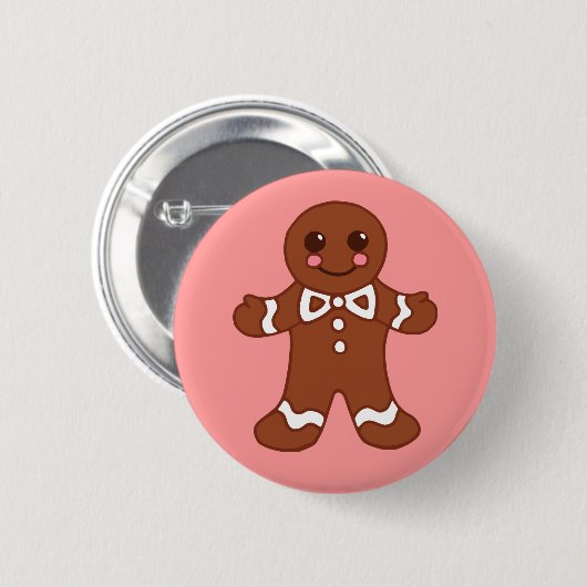 Button Gingerbrood Man (Voorkant /achterkant)