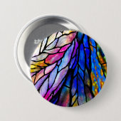 Button Glas in lood venster pop (Voorkant /achterkant)