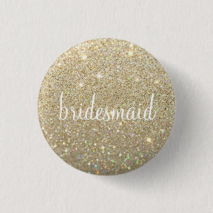 Button - Glitter Fab bridesmaid