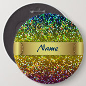 Button Glitter Grafisch (Voorkant /achterkant)