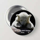 Button Global Warming Polar Beer stoppen (Voorkant /achterkant)