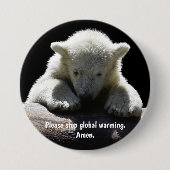Button Global Warming Polar Beer stoppen (Voorkant)