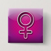 Button glossy gendersymbool (Voorkant)