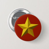 Button - Gold Star (Voorkant /achterkant)