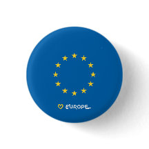 Button Golden Stars van de Europese Unie