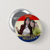 Button Goldwater/Miller van 2008 (Voorkant /achterkant)