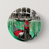 Button: Gondolier Ronde Button 5,7 Cm (Voorkant)