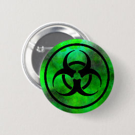 Button groen gevarensymbool voor mist