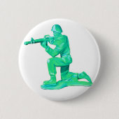 Button Groene Leger Man (Voorkant)