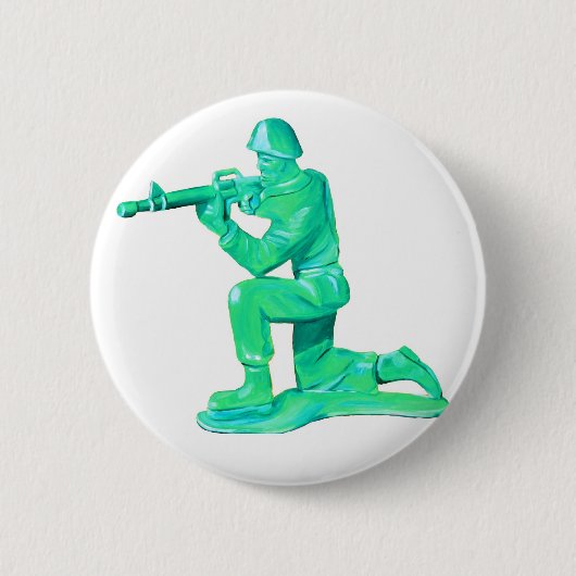 Button Groene Leger Man (Voorkant)