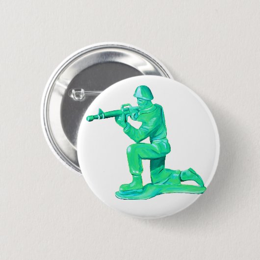 Button Groene Leger Man (Voorkant /achterkant)