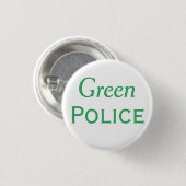 Button groene politie (Voorkant /achterkant)