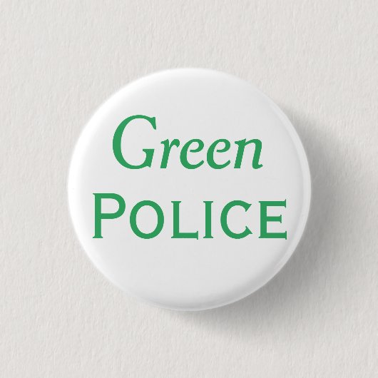 Button groene politie (Voorkant)