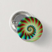 Button groene rode en blauwe spiraal (Voorkant /achterkant)